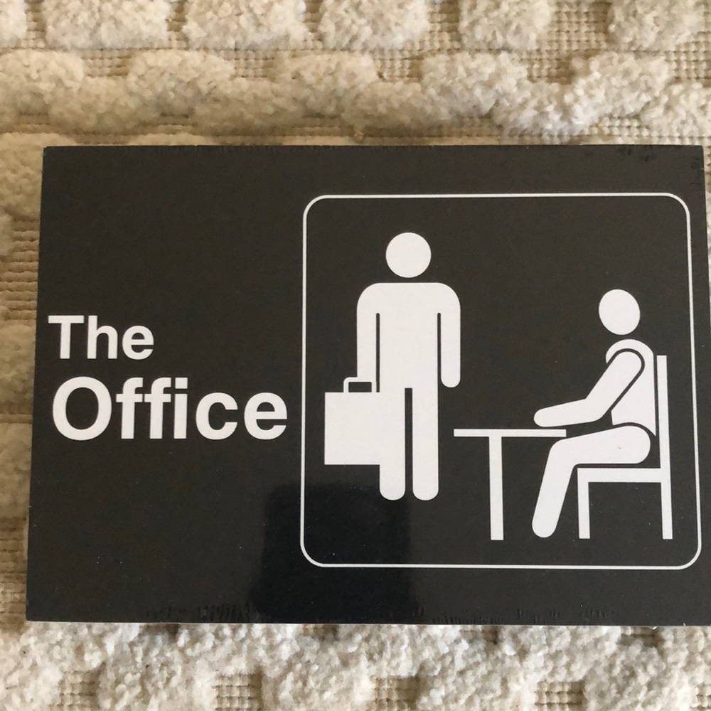 The office polywood sign